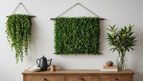 Suspension mural plante : une touche de verdure dans votre déco